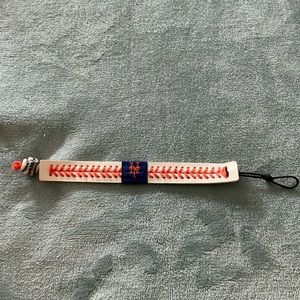New York Mets Leather Bracelet